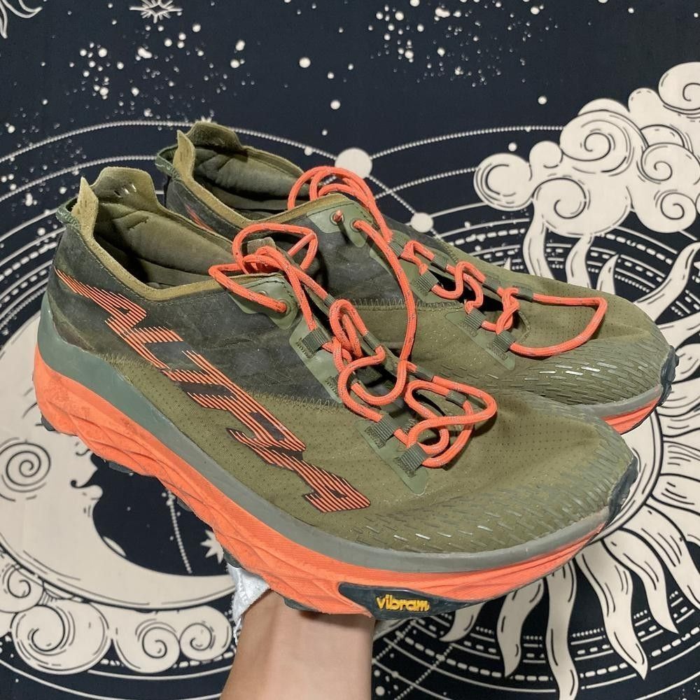 Altra Mont Blanc AL0A547K315 Athletic Sneaker Mens Green Synthetic Trail Running